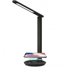 Φωτιστικό Γραφείου LED 7W 230V CCT Ντιμαριζόμενο Touch και Ασύρματη φόρτιση κινητού 0-711